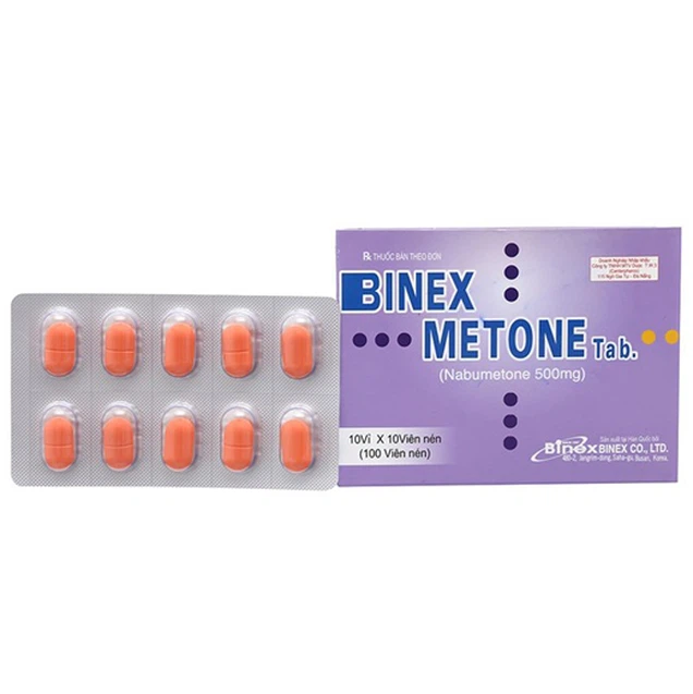 Thuốc Nabumetone 500mg No-Ton F.C Tablet 500 mg Standard: Thông Tin Chi Tiết