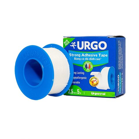 Băng keo y tế Urgosyval dạng cuộn kích thước 2.5cm x 5m, dùng cố định băng gạc
