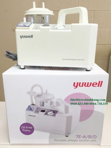 Tổng quan thiết kế và các bộ phận của máy hút dịch Yuwell