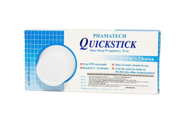 Hướng Dẫn Chi Tiết Cách Sử Dụng Que Thử Thai Quickstick Chính Xác