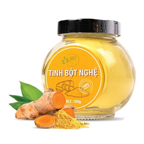Tinh bột nghệ nguyên chất và củ nghệ tươi
