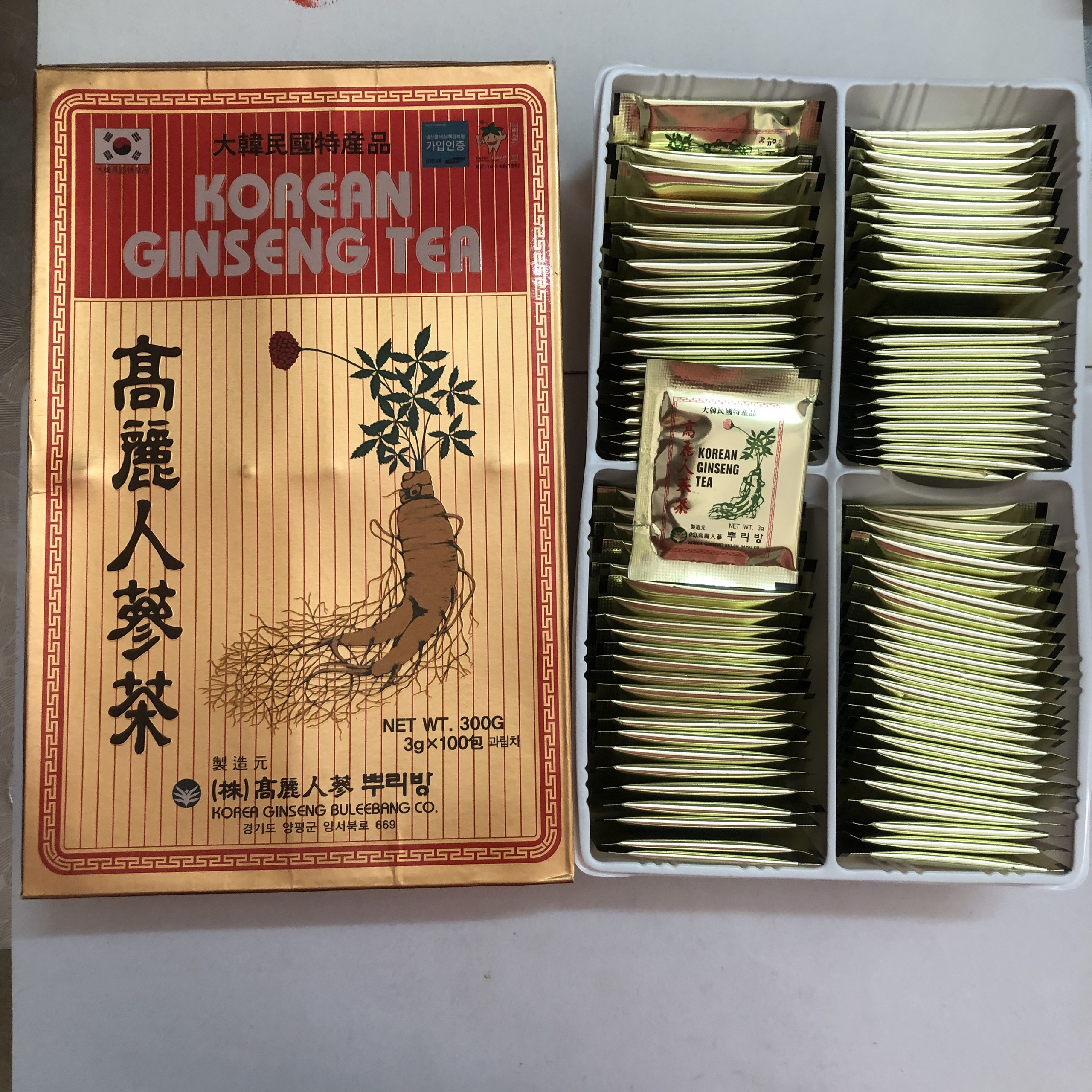 Trà Sâm Hàn Quốc Korean Ginseng Tea: Nâng Tầm Sức Khỏe