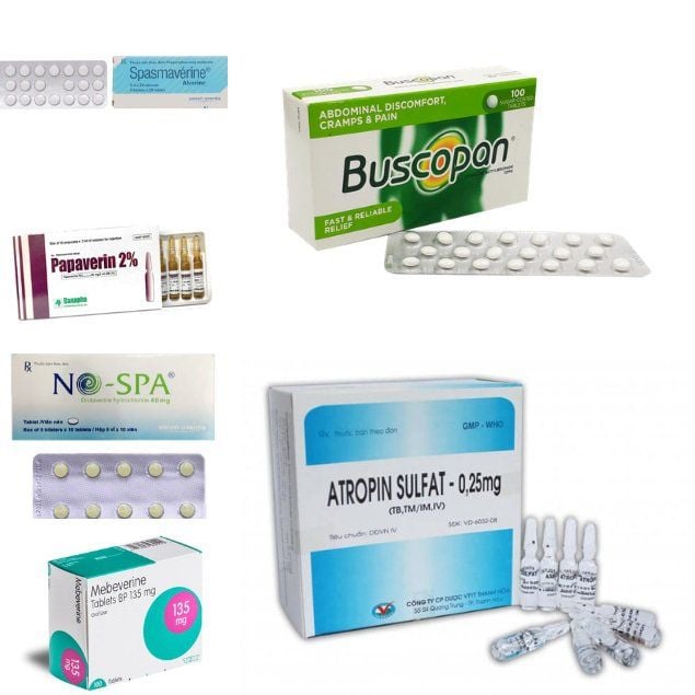 Các loại thuốc trị co thắt bụng đau bụng hiệu quả hiện nay