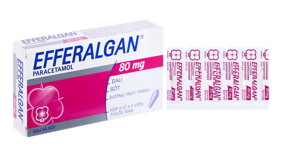 Trẻ 14 tháng bị sốt nhét thuốc Efferalgan vào hậu môn và những lưu ý