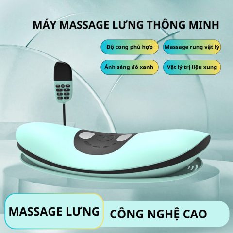 Thiết bị máy massage lưng thông minh tích hợp hồng ngoại và điện xung giảm đau lưng