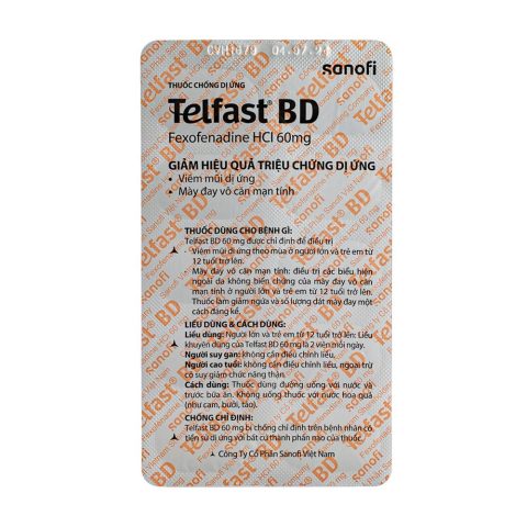 Thuốc Telfast BD 60mg và Những Lưu Ý Quan Trọng Cho Thai Kỳ