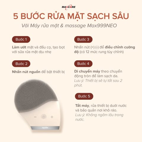 Hướng Dẫn Rửa Mặt Bằng Máy Đúng Cách Chuyên Sâu