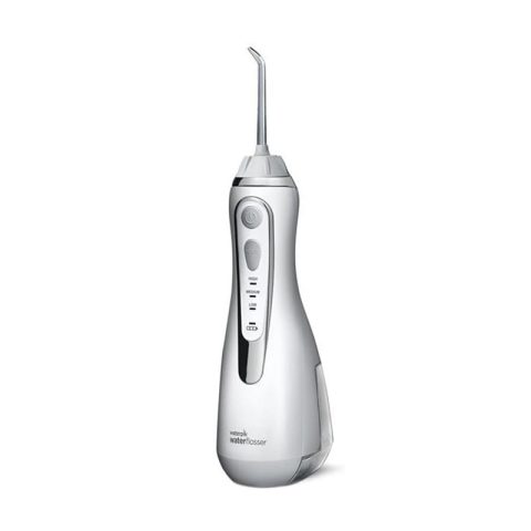 Hình ảnh máy tăm nước Waterpik Cordless Advance WP-560 với thiết kế nhỏ gọn, dễ sử dụng khi di chuyển.