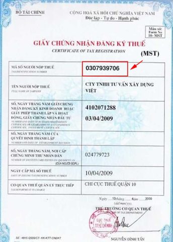 Giao diện tra cứu mã số thuế doanh nghiệp trên cổng thông tin điện tử của Tổng cục Thuế