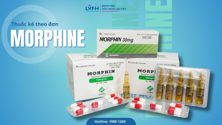 alt: Tổng quan về cấu trúc hóa học của Morphin, loại thuốc giảm đau mạnh.