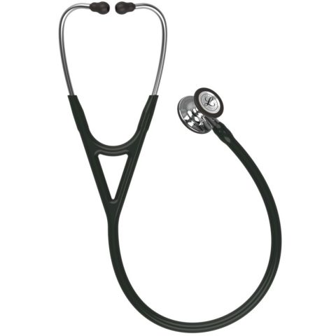 Hình ảnh ống nghe y tế Littmann Cardiology IV màu đen với ống kép