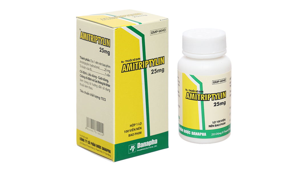 Hé lộ: Thuốc Amitriptyline 25mg chữa bệnh gì & liều dùng chuẩn xác