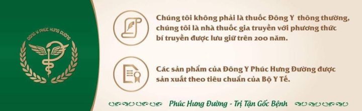 Banner quảng cáo thương hiệu Phúc Hưng Đường uy tín