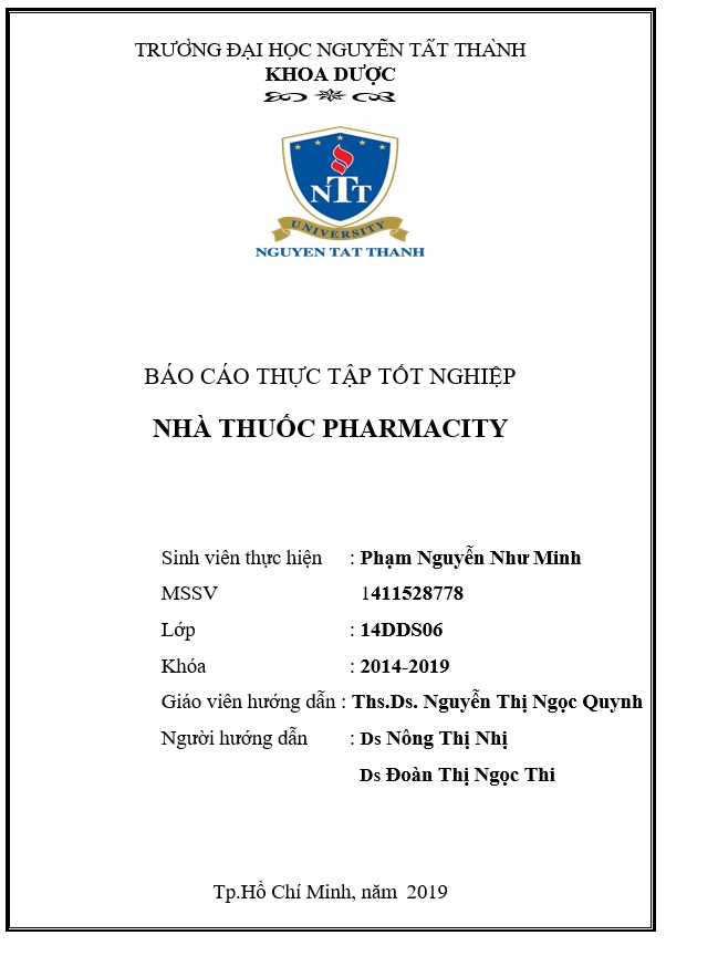 Phần Kết Luận Của Báo Cáo Thực Tập Nhà Thuốc: Hướng Dẫn Chi Tiết