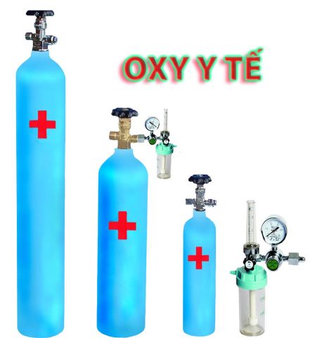 Các loại bình oxy y tế mini cá nhân 10 lít và 40 lít