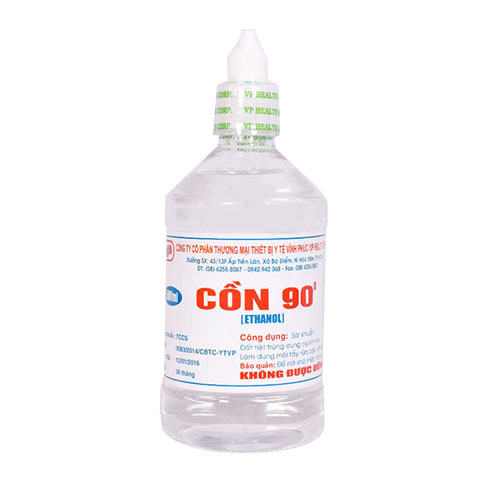 Cồn Y Tế 90 Độ: Công Dụng, Cách Dùng Và Lưu Ý Quan Trọng
