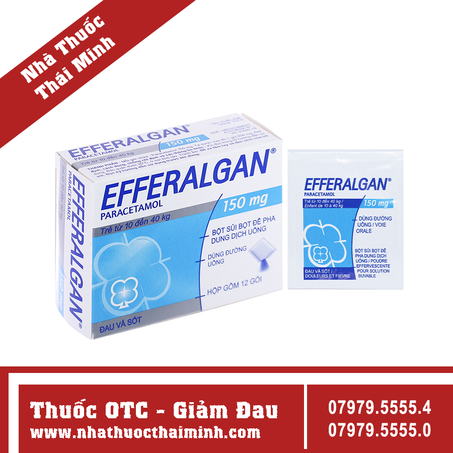 Trẻ 14 tháng bị sốt nhét thuốc Efferalgan vào hậu môn và những lưu ý
