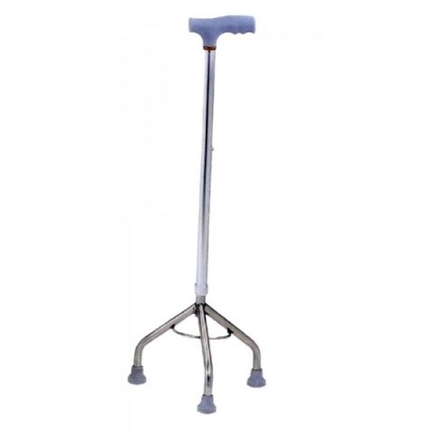 Thiết kế chi tiết phần chân đế của gậy chống 3 chân, đảm bảo độ bám và thăng bằng