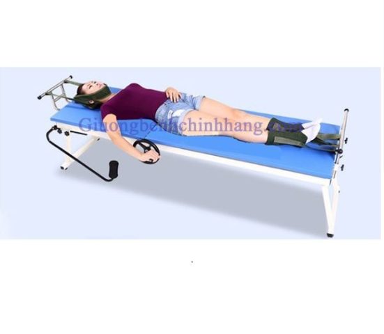 Giường kéo giãn cột sống tay cầm Nakito NK03, tiện lợi cho sử dụng tại nhà