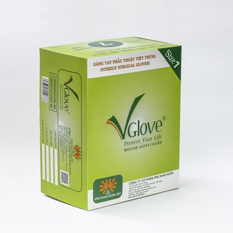 Một đôi găng tay phẫu thuật màu xanh