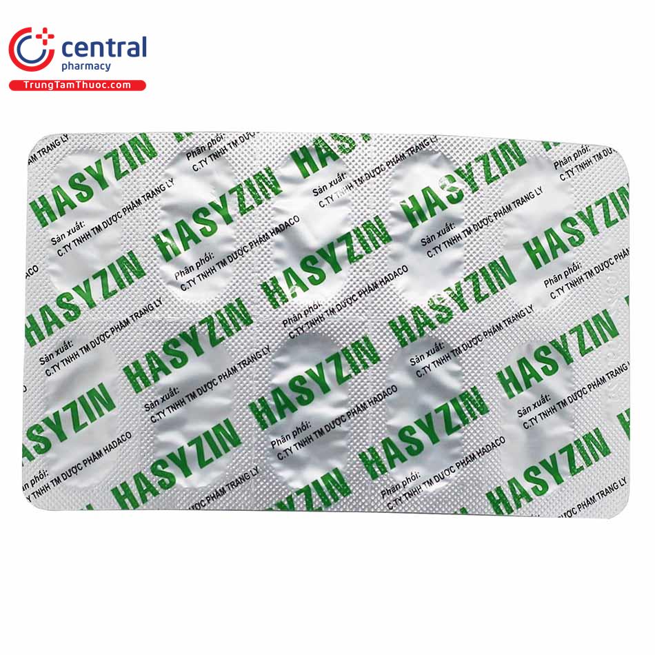 Thuốc Bổ Hasyzin Công Ty TNHH TM Dược Phẩm Hadaco: Đánh Giá Chi Tiết