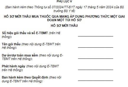 Hồ sơ mời thầu nhà thuốc Bệnh viện Bạch Mai: Hướng dẫn chi tiết