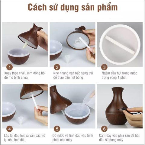 Hướng dẫn sử dụng máy xông hơi tinh dầu an toàn