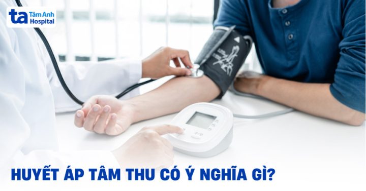 Thiết bị đo huyết áp hiển thị chỉ số huyết áp tâm thu và tâm trương