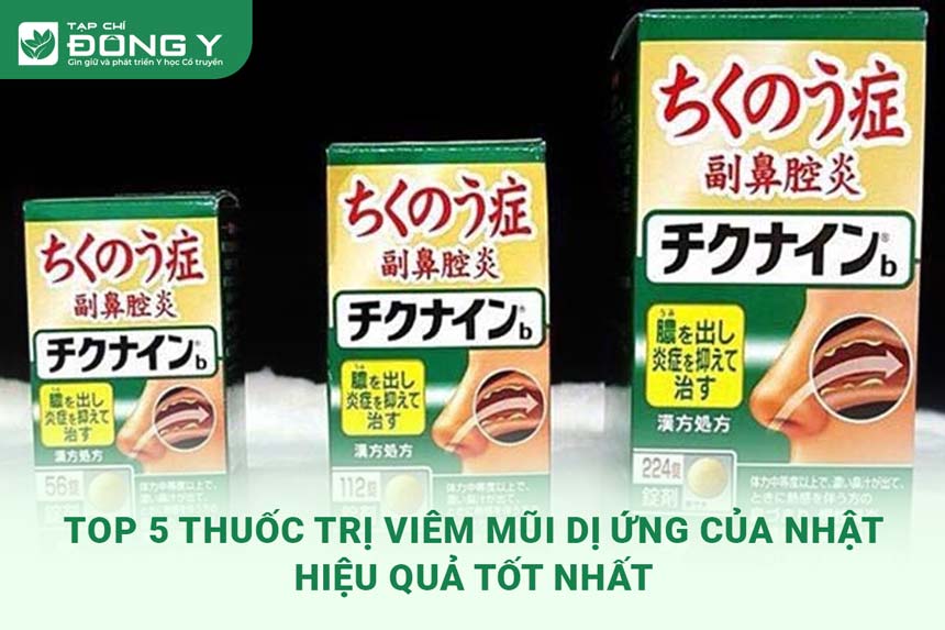 Top 5 Thuốc Chữa Viêm Mũi Dị Ứng Tốt Nhất Của Nhật Hiện Nay
