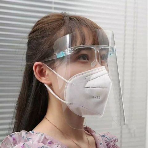Kính phòng dịch COVID-19, thiết kế bao phủ toàn diện, ngăn giọt bắn và vi khuẩn hiệu quả
