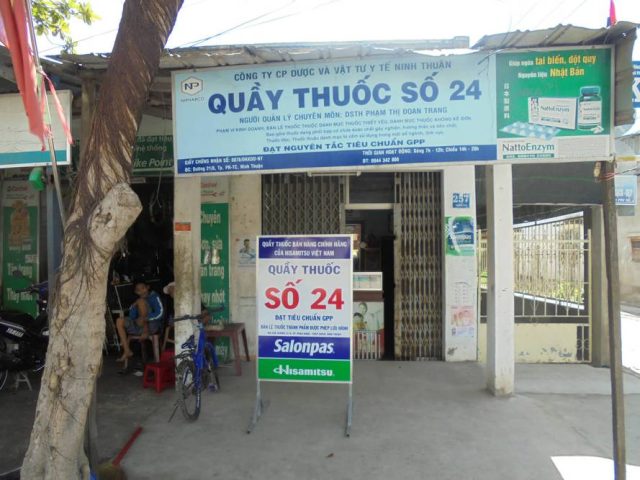 Hình ảnh nhà thuốc tây uy tín cung cấp NattoEnzym tại tỉnh Ninh Thuận