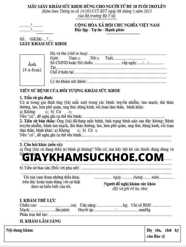 Yêu cầu giấy khám sức khỏe TT14 khi tuyển nhân viên nhà thuốc Yêu cầu giấy khám sức khỏe TT14 khi tuyển nhân viên nhà thuốc