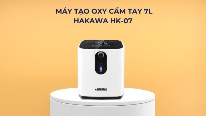 Máy thở oxy di động Hakawa HK-07 tiện lợi cho người bệnh