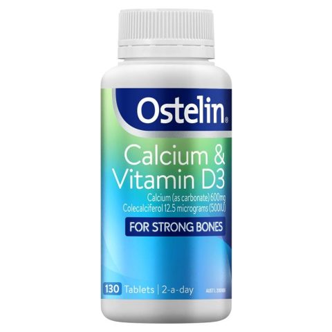 Thực phẩm bổ sung Ostelin Calcium & Vitamin D3, một loại thuốc tăng chiều cao Úc phổ biến
