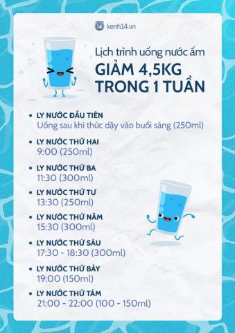 Người phụ nữ uống nước theo lịch trình khoa học