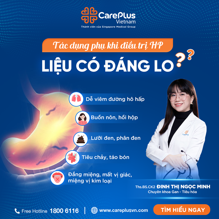Tác Dụng Phụ Của Thuốc Điều Trị Vi Khuẩn HP Và Cách Xử Lý Hiệu Quả