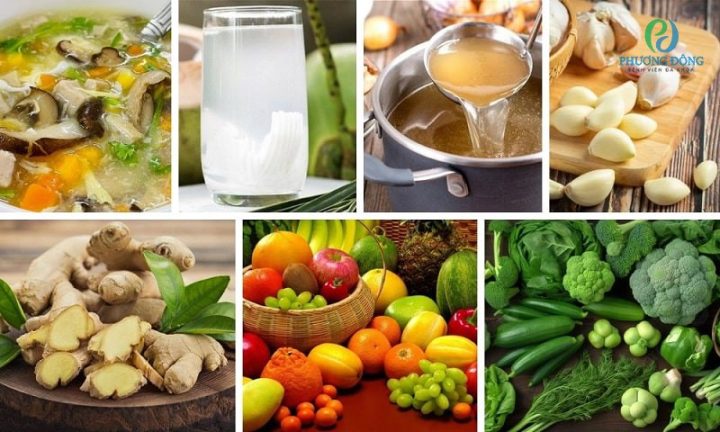 Thực phẩm dinh dưỡng và đồ uống giàu điện giải cho người sốt siêu vi để nhanh chóng hồi phục