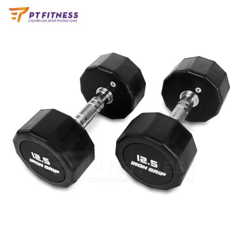 Hình ảnh tạ tay bọc cao su Irongrip PT1110-D bền bỉ, an toàn khi tập luyện