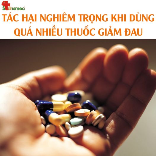 Tác hại của việc sử dụng nhiều thuốc giảm đau và cách phòng tránh