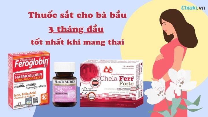 Các loại thuốc sắt cho bà bầu 3 tháng đầu được tin dùng