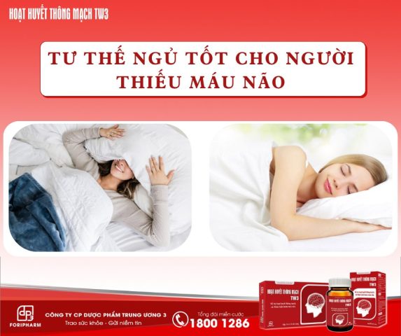 Tư thế ngủ tốt cho người thiếu máu não cải thiện tuần hoàn