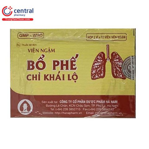Giá Thuốc Ho Bổ Phế Chỉ Khái Lộ Chi Tiết và Yếu Tố Ảnh Hưởng
