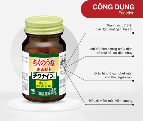 Thuốc Đặc Trị Viêm Xoang Mãn Tính Chikunain Nhật Bản: Giải Pháp Hỗ Trợ Toàn Diện