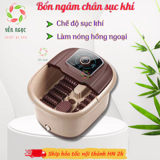 Bồn ngâm chân điện hiện đại với chế độ massage và sủi bọt