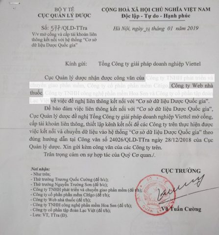 Hiệu quả của kết nối liên thông các nhà thuốc