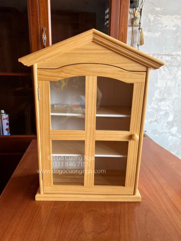 Mẫu tủ thuốc y tế gia đình gỗ cao cấp NSH mang phong cách hiện đại